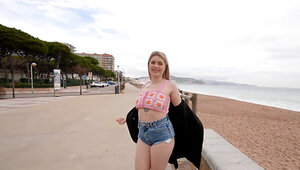 Georgia Koneva has great ass and a desire to fuck in public