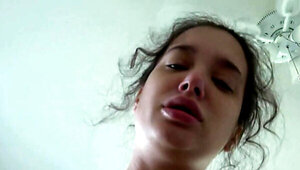 Casual fuck session with a smoking teen pornstar