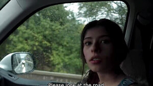 Road trip cuck porn featuring Mell Blanco being kinky