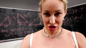 Ryan Keely uses her feet and mouth to keep dick hard