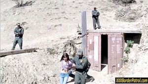 Hannah Hartman pounded by Border Patrol