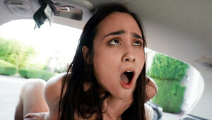 Kristof Cale & Alice Hernandez are havign wild sex in the car