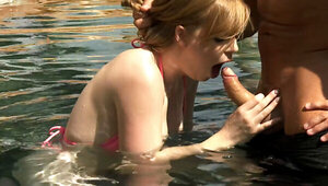 Sensual brunette moans over fat cock cumming inside pussy