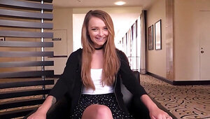 Awesome sex scene featuring a blondie who needs hard dick