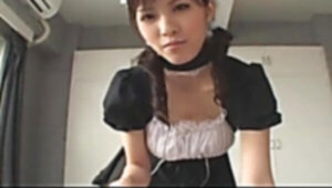 Wild Japanese Maid give the hottest fellatio ever (uncensored)