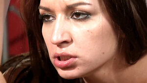 Ann Marie Rios enjoying as Raylene examines her cunt
