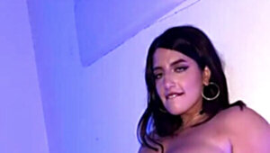 Roxie Sinner and Sarah Arabic handling a cock in POV