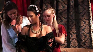 Horny king comes to fuck his favorite concubine’s wet pussy