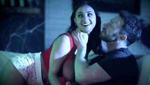 Timid dude with curly hair ends up joining the fun