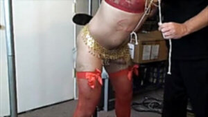 Sissy punctured and milked two