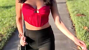 Sophia Leone having a wild date in Orlando with her lover