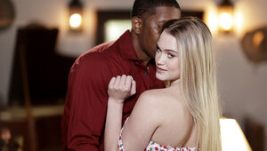 Black stud Isiah Maxwell fucks a juicy blonde chick Chloe Rose