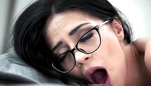 Seductive Julia De Lucia's asshole rimmed and smashed