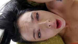 Marley Brinx,'s tight booty is drilled with Derrick Pierce's ass