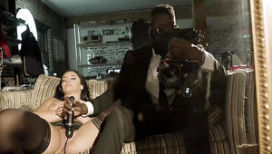 Sheena Ryder flaunts her fat ass to Jax Slayher