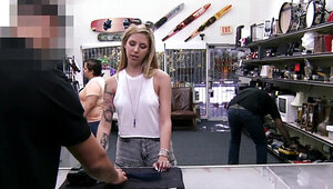 Ryan Riesling goes to the pawn shop and sells her body