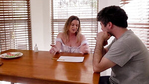 Stepsister gets pounded by her dumb brother's big dick