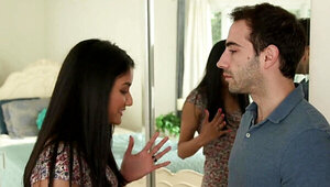 Lucky stepsister figures out that stepdad wants it too