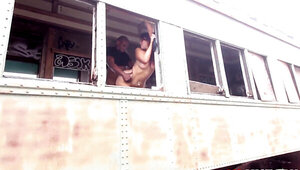 Fucking her in public and making her scream louder too