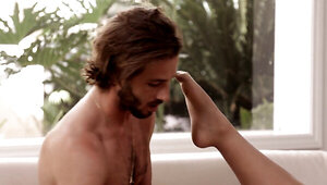 Candice Dare riding and deepthroating hunk Lucas Frost