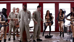 Women's interracial ghostbusters team gets nailed by men's one