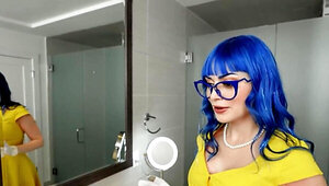 Callie Brooks watches her stepdaughter get blacked