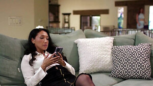 Preggo lesbo wifey fucks her lady to make it mean more