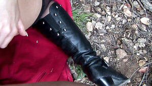 Stacked seductress gets fucked in an outdoor POV video