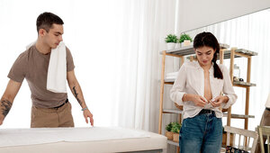 Stefany Kyler gets a massage and a little bit extra