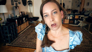 Tight MILF almost offs herself in more ways than one