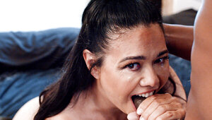 MILF with tattoos enjoys edgy fucking with black cocks