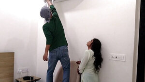 Indian wench asking her husband for a simple favor
