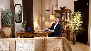 Perfect blonde babe has a firm ass and a tight pussy