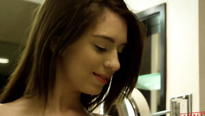Adorable teen has the need for a massive black schlong