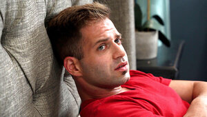 Two naughty babes are having fun with lucky fellow in 3some