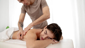 Stefany Kyler gets a massage and a little bit extra