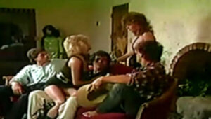 Barbara Dare & Ginger Lynn in Gang Lovemaking with The Gawp