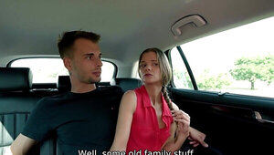 Leggy Sarah Kay is going to fuck that attentive daddy