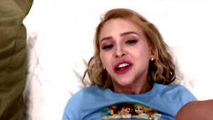 Teen with a banging pair of breasts is taking it in missionary