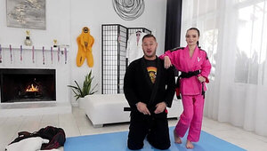 This Jiu-jitsu fight is unfair as it turns into hardcore sex