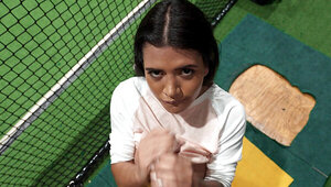 Alice Thunder looks great in her baseball gear in POV