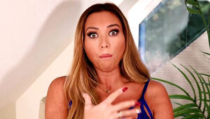 Natalia Forrest masturbating and stripping before oral