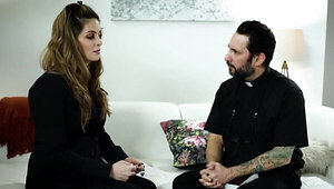 Eliza Eves is ready to seduce her creepy mom's priest