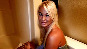 Tight mommy is being fed a nice dick in a hot scene