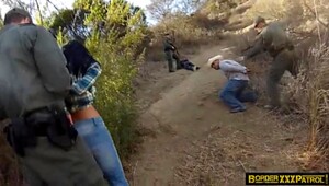 Lucky border patrol agent was able to bang teen Josie Jaeger