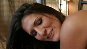 Austin Kincaid and Katie Morgan playing with sex toys