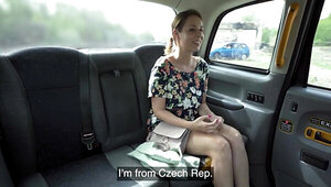 Antonia Sainz fucking in the back of a cab with no shame