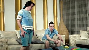 Maid with a mature hairy pussy is simply irresistible