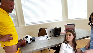 Horny teachers fucking their perfect college students