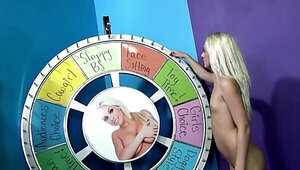 Roxxi Silver spinning the wheel and fucking a dude